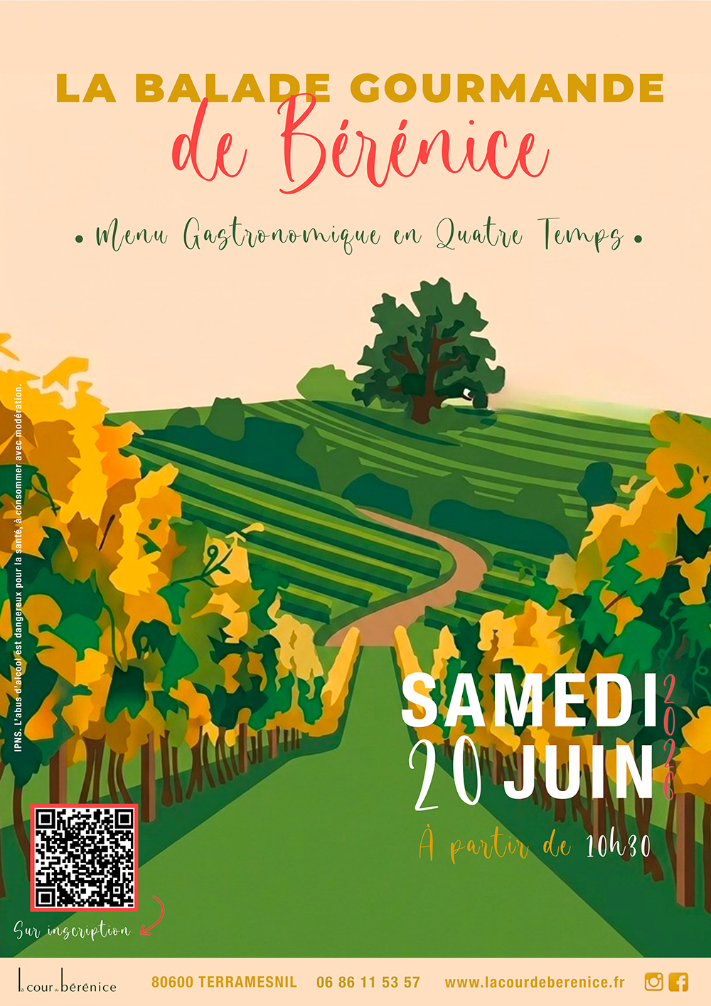 La Balade Gourmande de Bérénice - Samedi 20 juin 2026